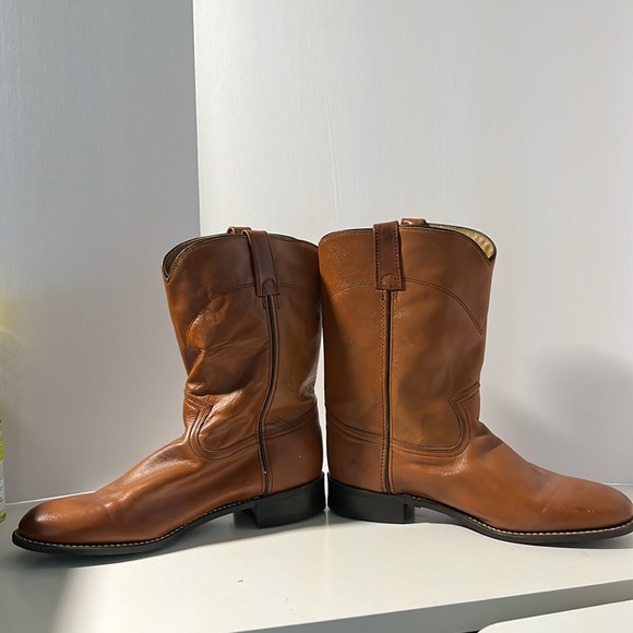 Justin Ropers’ Men Cowboy Boots Size 11 - Picture 3 of 5